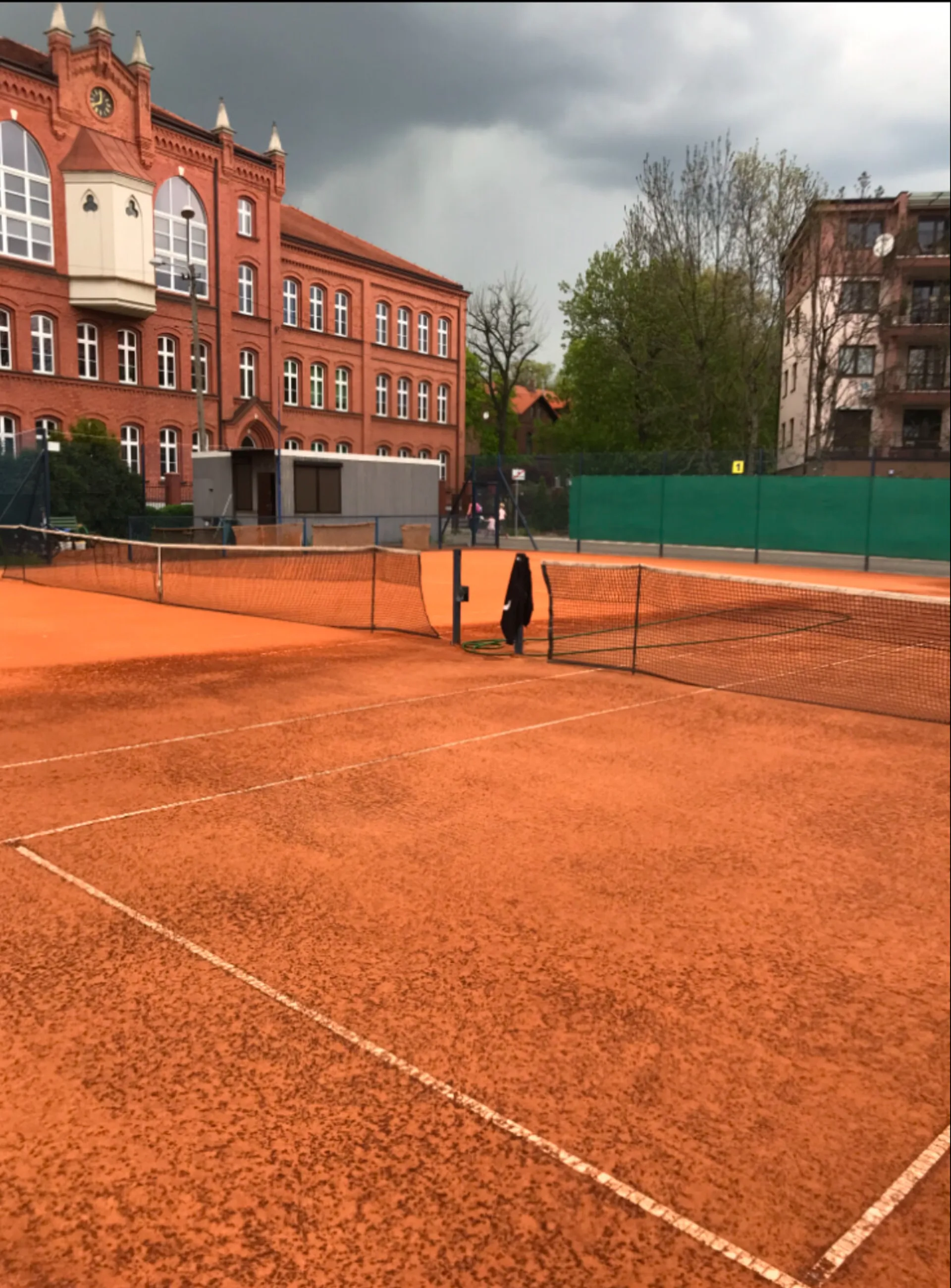 Korty tenisowe UKS 3 Tennis Club Zabrze — widok ogólny